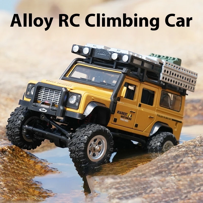 Professional RC remote control climbing car Land Rover Defender alloy model car children's toy