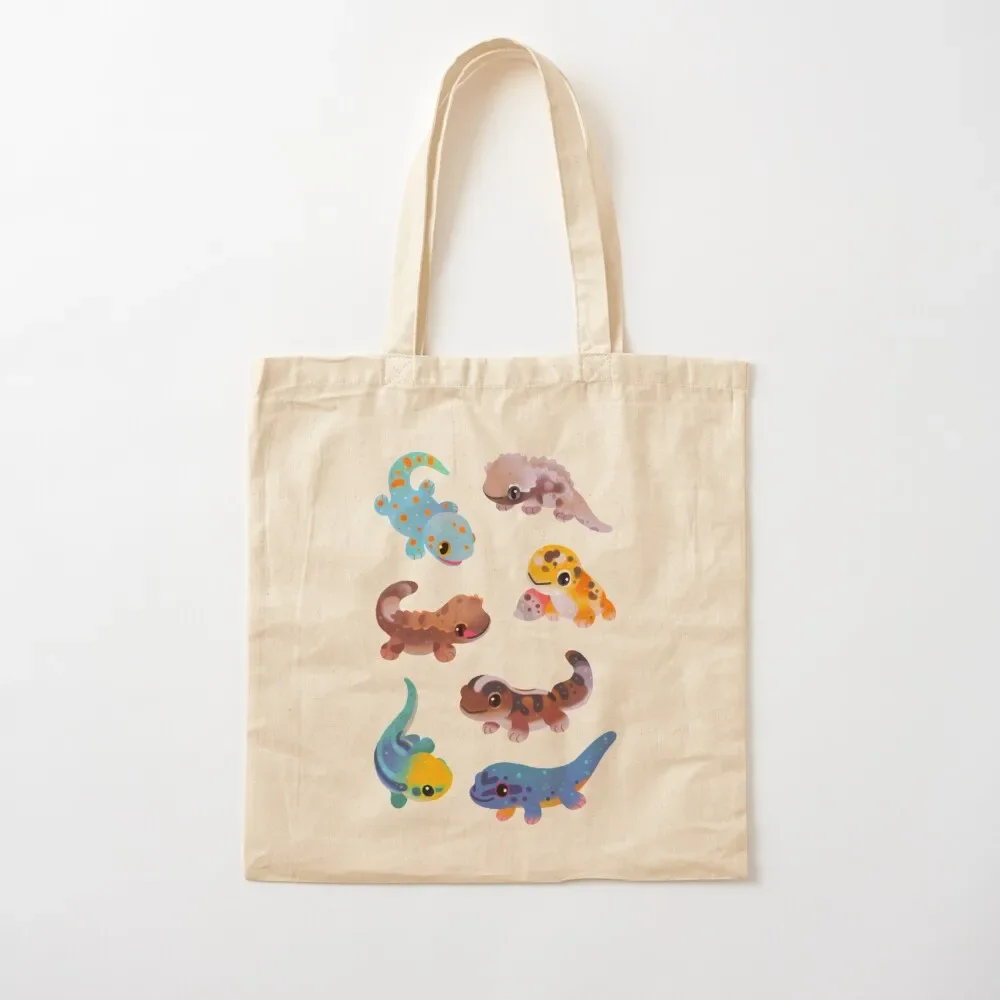 

Gecko - bright Tote Bag Fabric bag shopping cart bags handbag Tote Bag