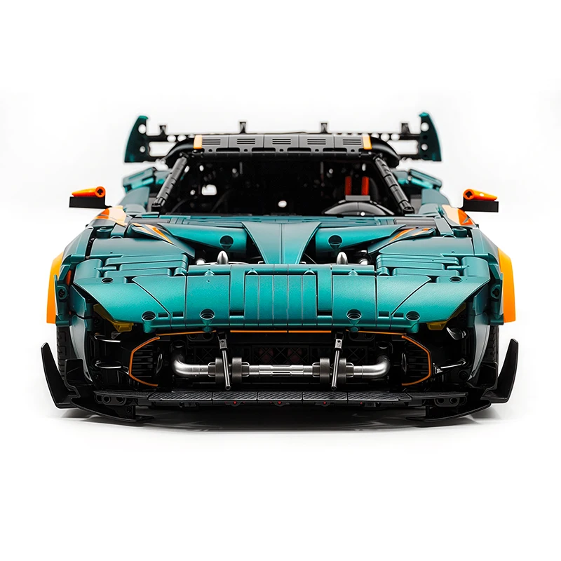 GULY 10647 Techniczny zestaw klocków konstrukcyjnych 1:8 Vulcan Super Sports Vehicle Model Hypercar DIY Zabawki dla dorosłych Prezenty świąteczne