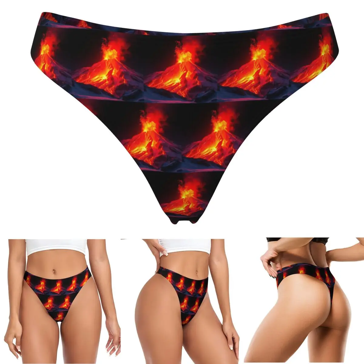 calcinhas-g-string-personalizadas-com-estampa-de-vulcao-na-neve-respiraveis-elasticas-e-confortaveis-para-mulheres