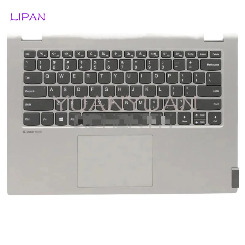 L (Silver) new for Lenovo IdeaPad C340-14 C340-14api IWL υ flex-14 palmrest upper case w/backlit keyboard 14