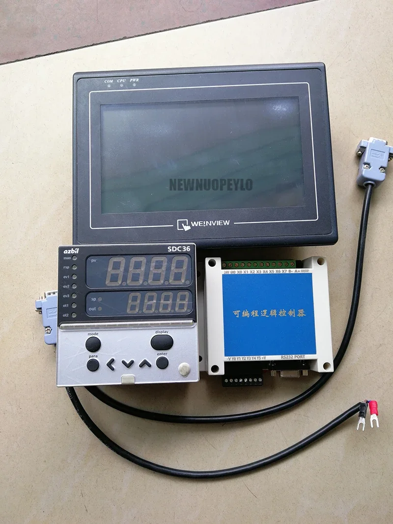 ACF Repair LCD screen equipment pulse pressing machine control system touch  temperature controller PLC logic