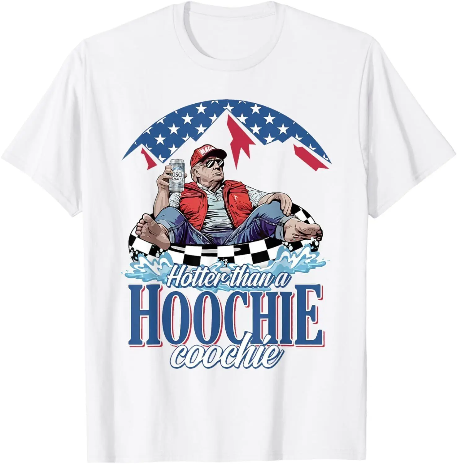 Hotter Than A Hoochie Coochie Funny Trump T-Shirt