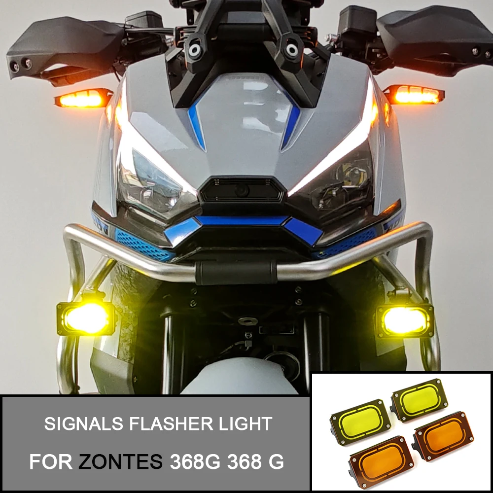 

Motorcycle Led Turn Signals Flasher Light For ZONTES 368G 368 G 368-G Motorcycle Night Flashing Warning Signal Light