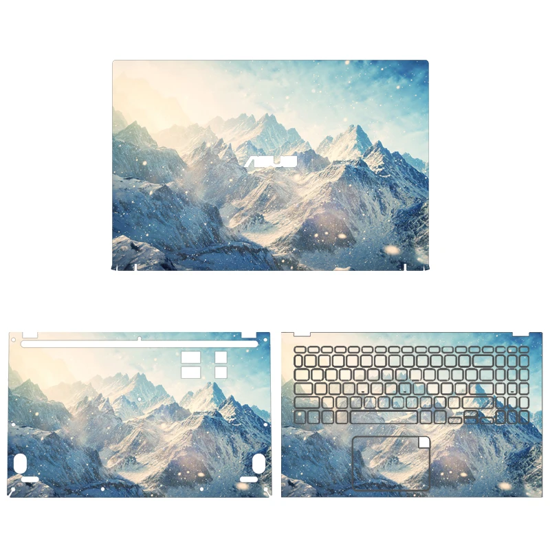 Imagem -03 - Skins de Laptop para Asus Vivobook 15s2023 Y5100u V5000d V5000jp X512f A512 Fx512u X512d Adesivos de Vinil Coloridos