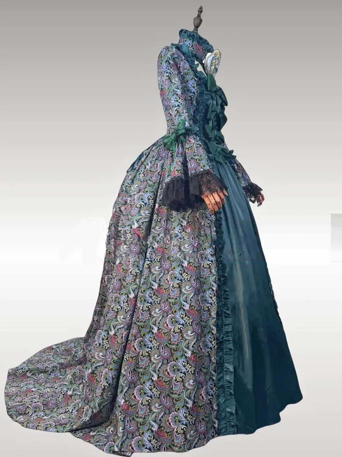 Robe de bal géorgienne Marie Antoinette, robe de soirée victorienne pour adultes pour femmes