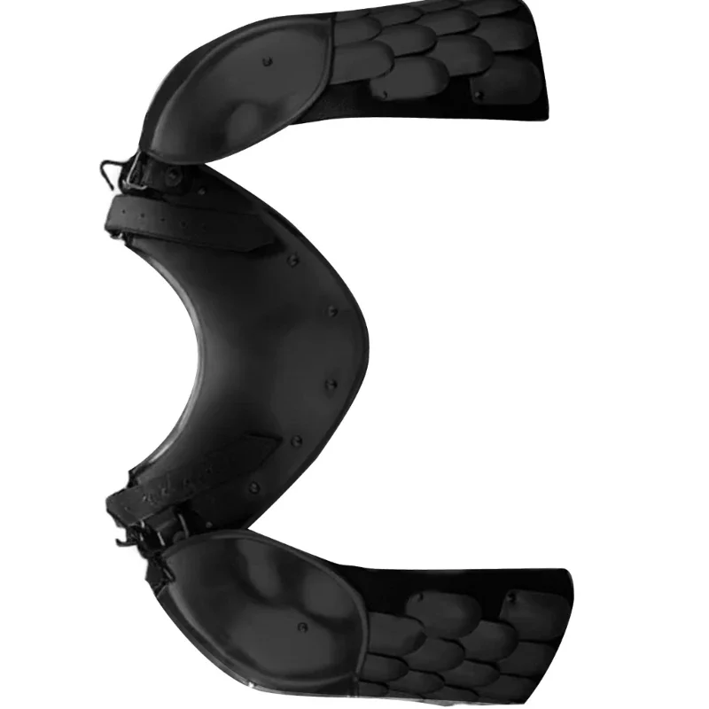 درع زي من جلد البولي يوريثان الصناعي في القرون الوسطى، درع تنكري للهالوين، درع الكتف المزدوج، حزام حماية الكتف Y1QD