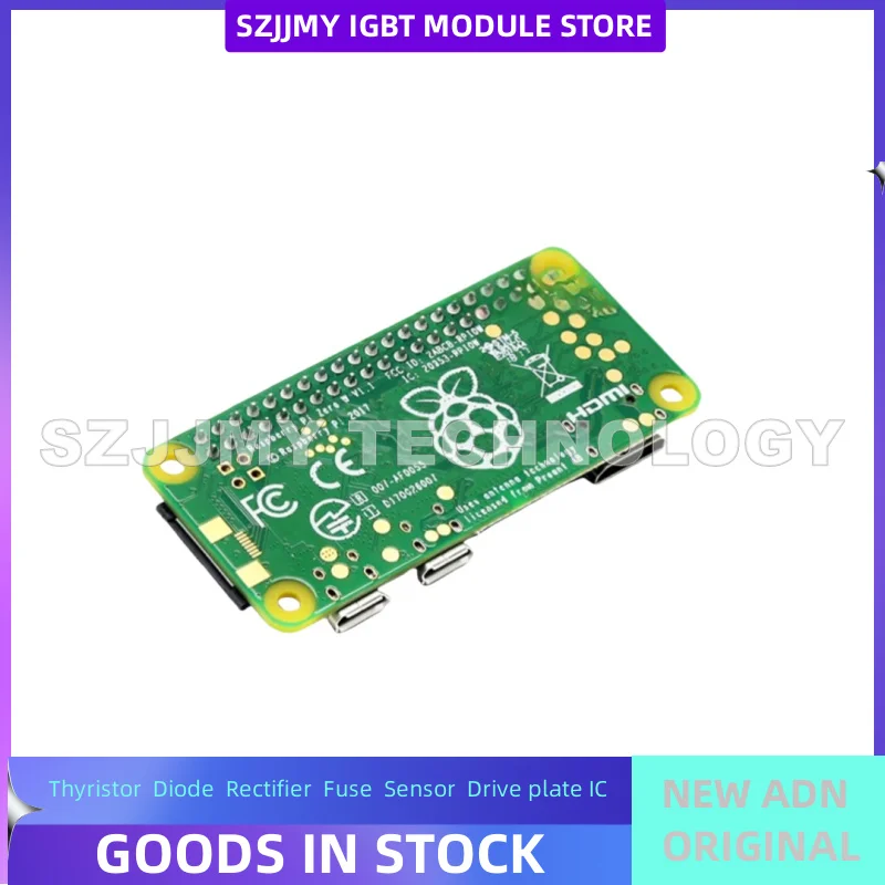 Raspberry Pi Zero WH pi0 مع مجموعة Pin حزمة شاشة حبر مقاس 2.13 بوصة أصلية جديدة في المخزون