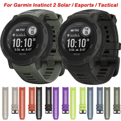 Strap For Garmin Instinct 2 Solar Watch Strap Sports Silicone Replacement Wristband Bracelet For Garmin Instinct/Solar/Tactical