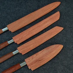 Chef's Knife Sheath Wooden Scabbard Blade Protector Blade Holder Wood Knife Cover Kitchen Knife Guard Wooden Protectors