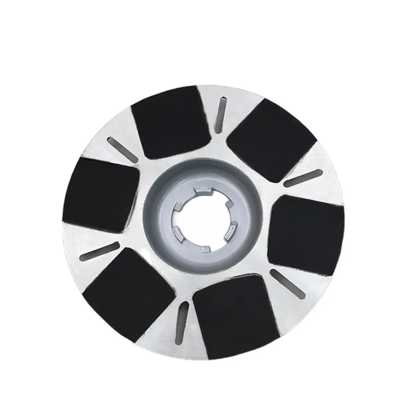 17-Inch Aluminum Renovation Plate Abrasive Tool for Marble Granite Floor Concrete Disc Cleaning Equipment