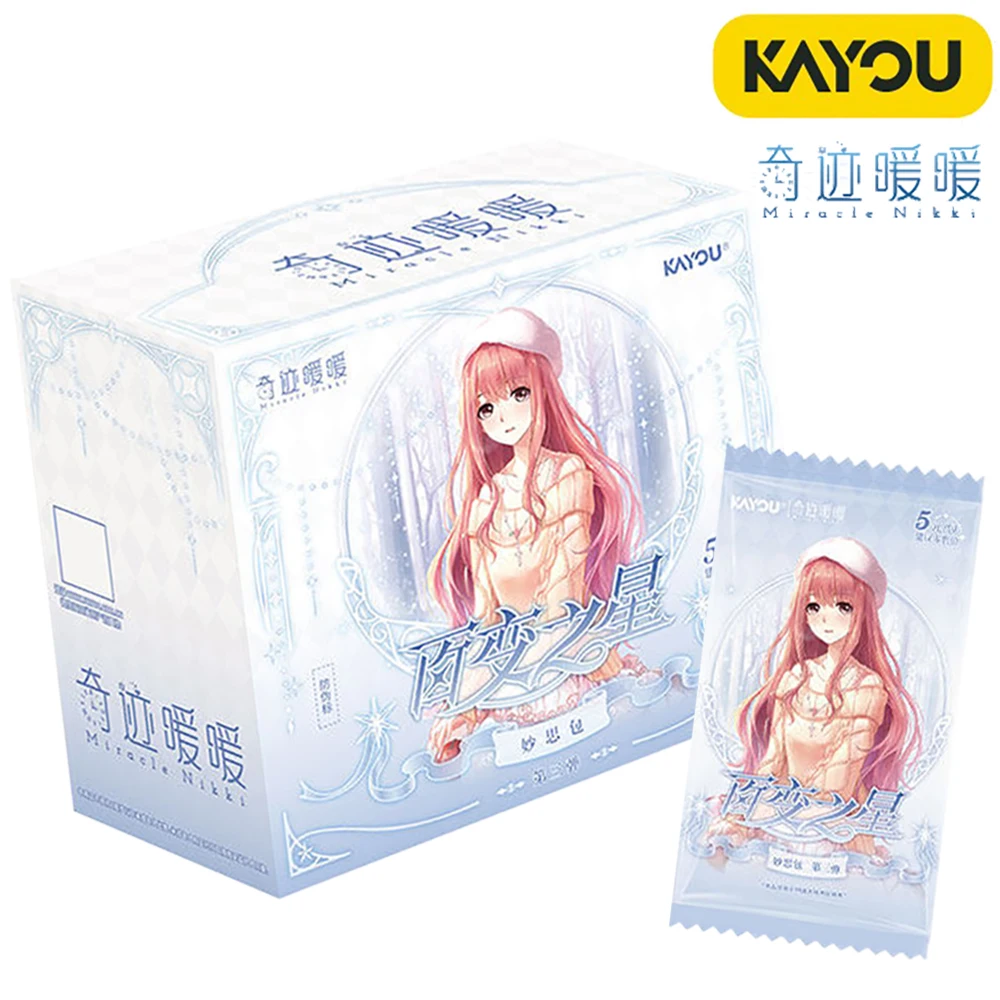 Cartes de collection officielles KAYOU Miracle Nikki – Jeu de développement populaire pour assortir les tenues – Cartes de personnages de fabrication exquise