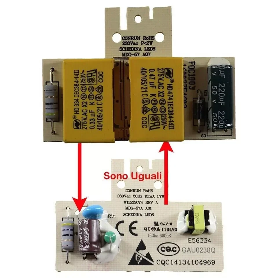 ORIGINAL LED Refrigerator Top Card C00345689 Indesit Hotpoint Ariston XIT9T3UX SCHEDINA LEDS MDG-57 A07