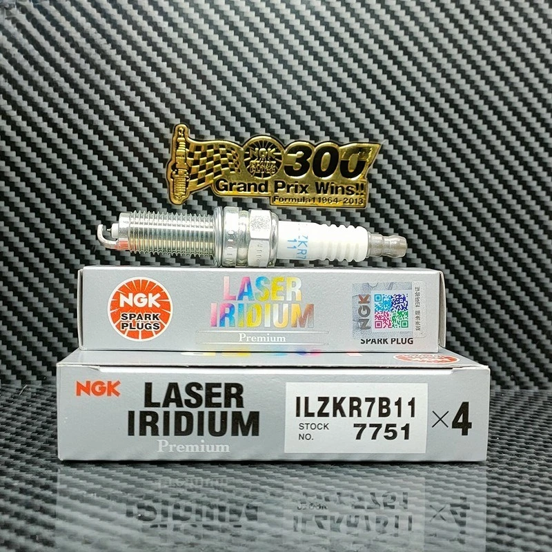 4 шт. оригинальная свеча зажигания 7751/ILZKR7B11 Iridium NGK, подходит для HONDA ODYSSEY ACCORD CIVIC CRV CR-V HRV CROSSTOUR SPIRIOR