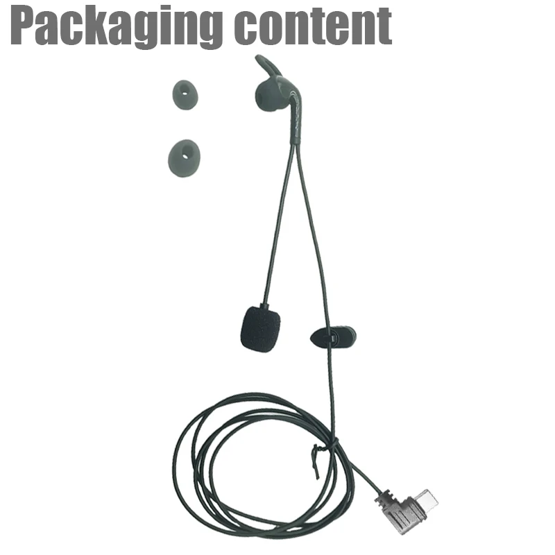 2PCS EJEAS Type-C Interface In-Ear Headphones, Suitable For V6pro+/V4 Plus Motorcycle Helmet Headset V6Cpro+/V4C Plus image 6