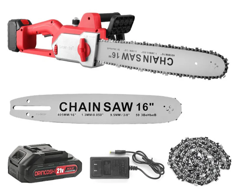 16 inches portable handheld Power Tools Cordless wood Chainsaw Electric Chain Saw