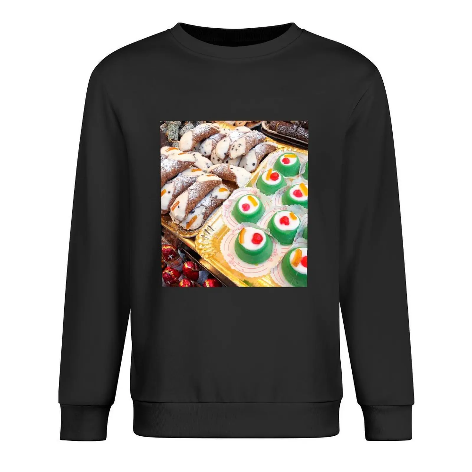 

Sicilian cannoli and cassata Pullover men's sweat-shirt set anime clothes anime clothing men clothing aesthetic sweatshirts