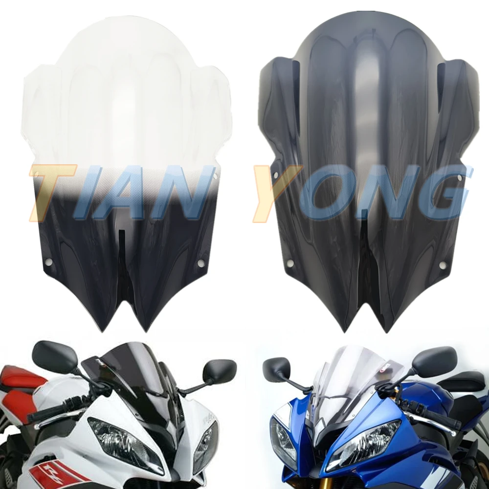 

Double Bubble Windscreen Screen Accessories Windshield Wind Deflector For Yamaha 2008 2009 2010 2011 2012 2013-2016 YZF R6 YZFR6