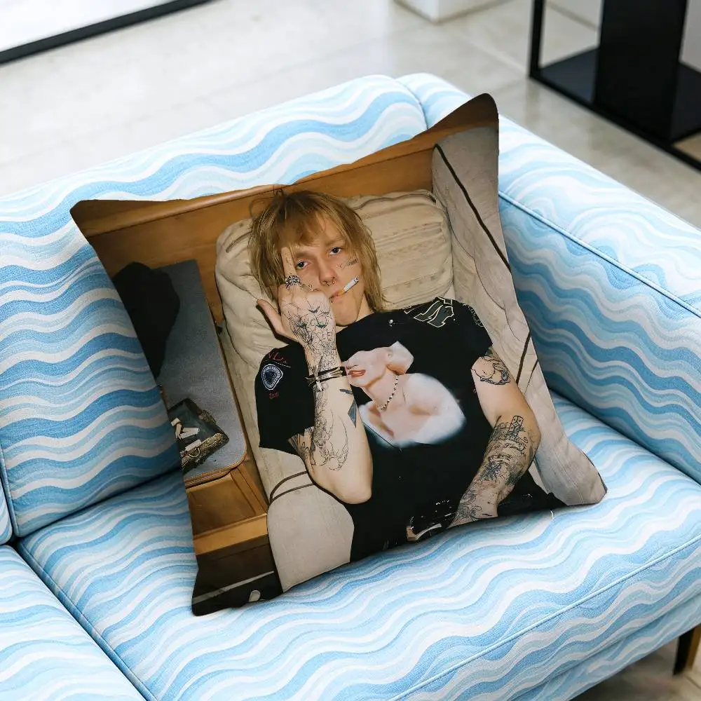 For Kai Angel Damage Shh... Throw Pillow Cover Case Decorative Pillowcase Accent Cushion Covers Living Room