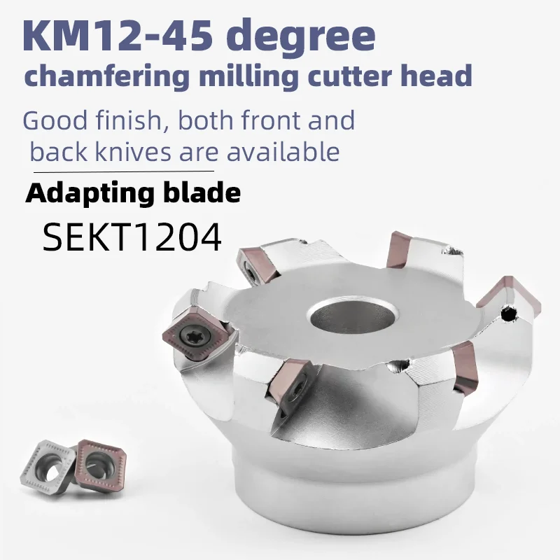 KaKarot KM Face Milling Cutter 50mm 63mm 80mm KM CNC Milling Tools For Inserts SEKT1204 Milling Machine Tool Holder For Multifix