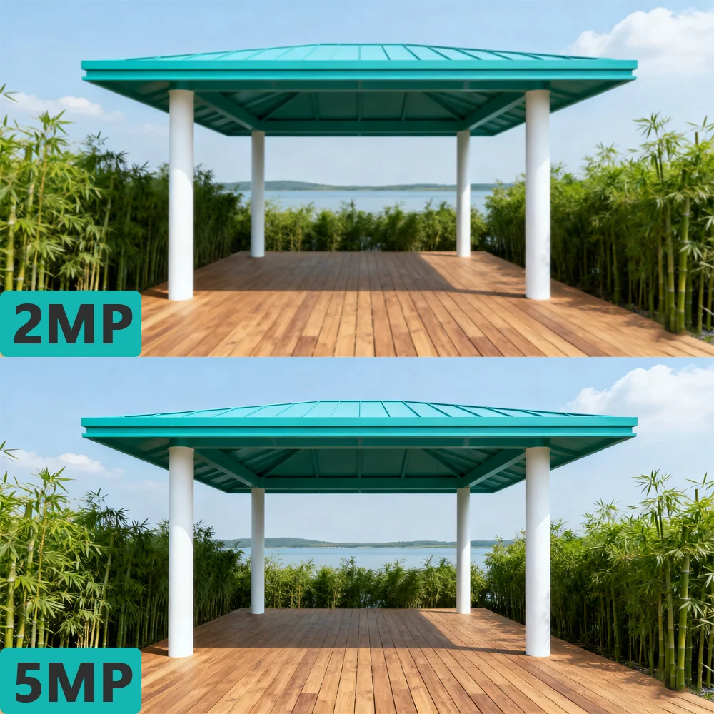 HJT Wifi IP Camera Outdoor Bullet 5MP Home Security Camera Motion Detection HD IR Night Vision Audio Surveillance Camera