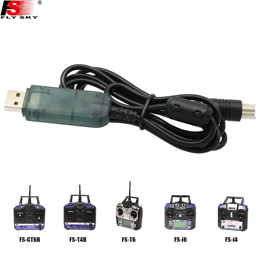 Flysky Simulator Cable/ Upgrade Download Data Cable For Flysky FS-I6 FS-I6X FS-GT5 FS-GT3B GT3 GT2 GT3B Transmiter