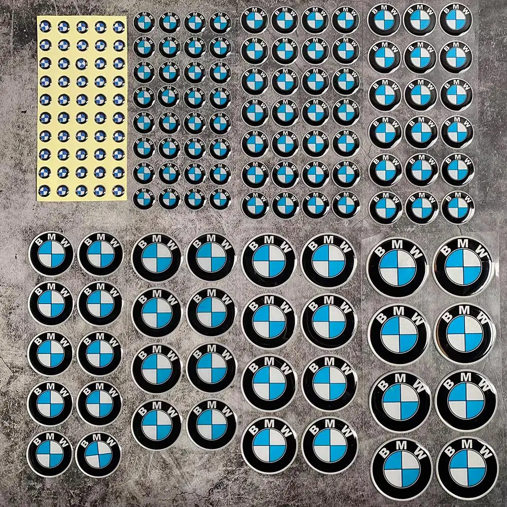 

2pc 25mm Car Remote Key Emblem Sticker Emblem Decoration Decal For BMW Performance E46 E90 F10 F30 X3 F20 E60 E70 E39 E36 E87 X7