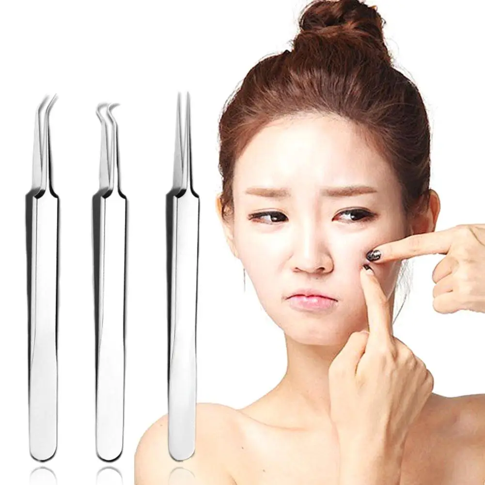 Ultra-fine Cell Pimples Blackhead Clip Tweezers Beauty Artifact Special Clip Tools Needle Acne Acne Scraping Closing & Salo M4Z4