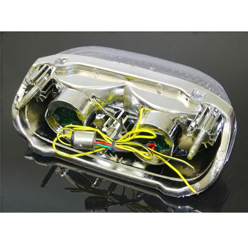 Waase-luz trasera de freno para KAWASAKI, intermitentes LED integrados, ZZR250, ZZR600, ZX-11, ZX600E, ZZR1100, e-mark