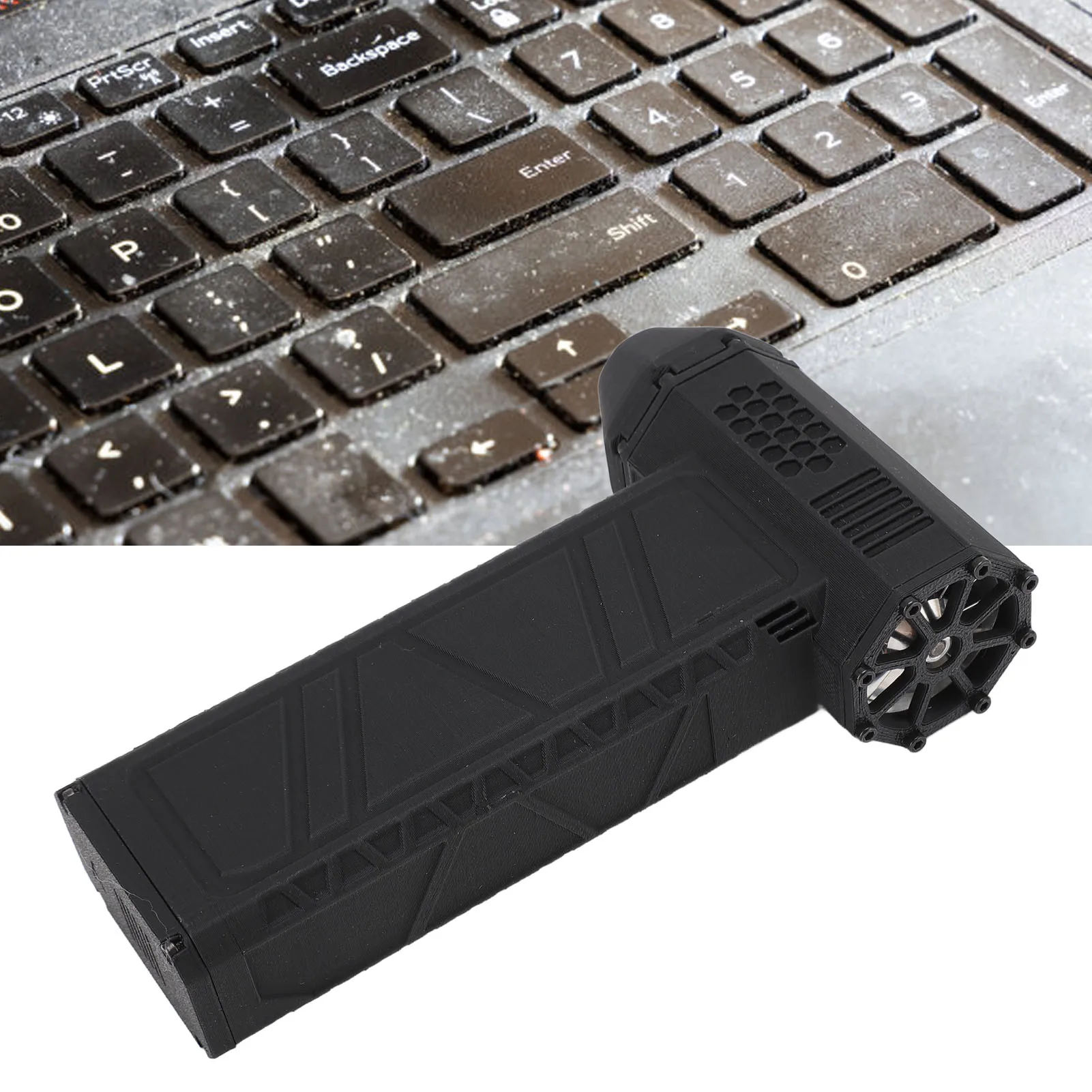 Electric Jet Duster 300000RPM Portable Heat Resistant Type C Fast Charging Speed Adjustable Jet Blower for Keyboard