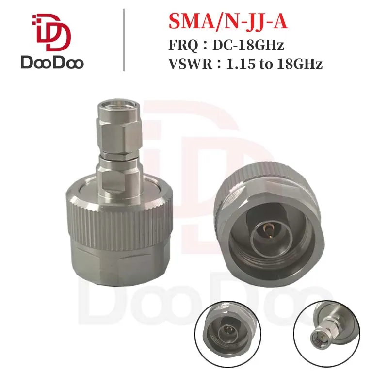 

DC-18GHz Type N Male to SMA Male Connector Precision Microwave Jack RF Coaxial Adapter Millimeter Wave 5G High Frequency