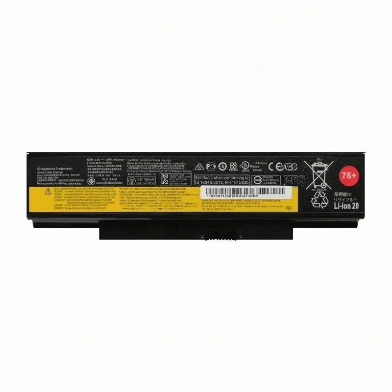 New 45N1759 10.8V 4400mAh Laptop Battery for Lenovo ThinkPad E555 E550 E550C E560 E565C 45N1758 45N1760 45N1761 45N1762 45N1763