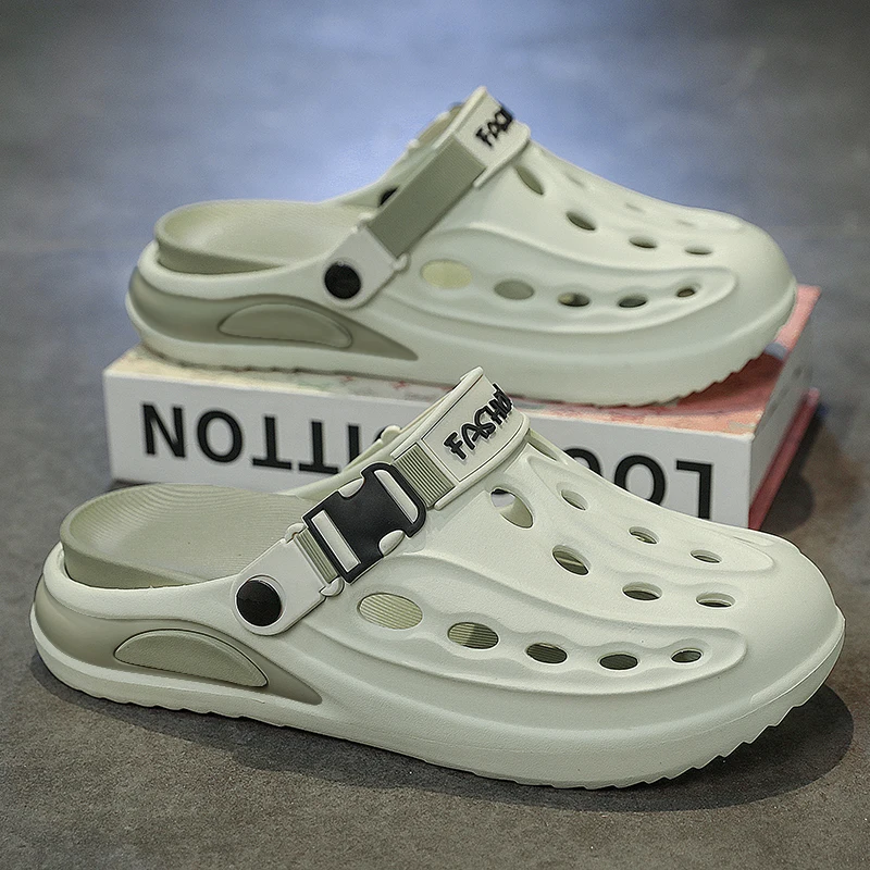 

Men's and Women's Summer Non-Slip Dual-Wear Closed-Toe Slippers, Sports Beach Sandals