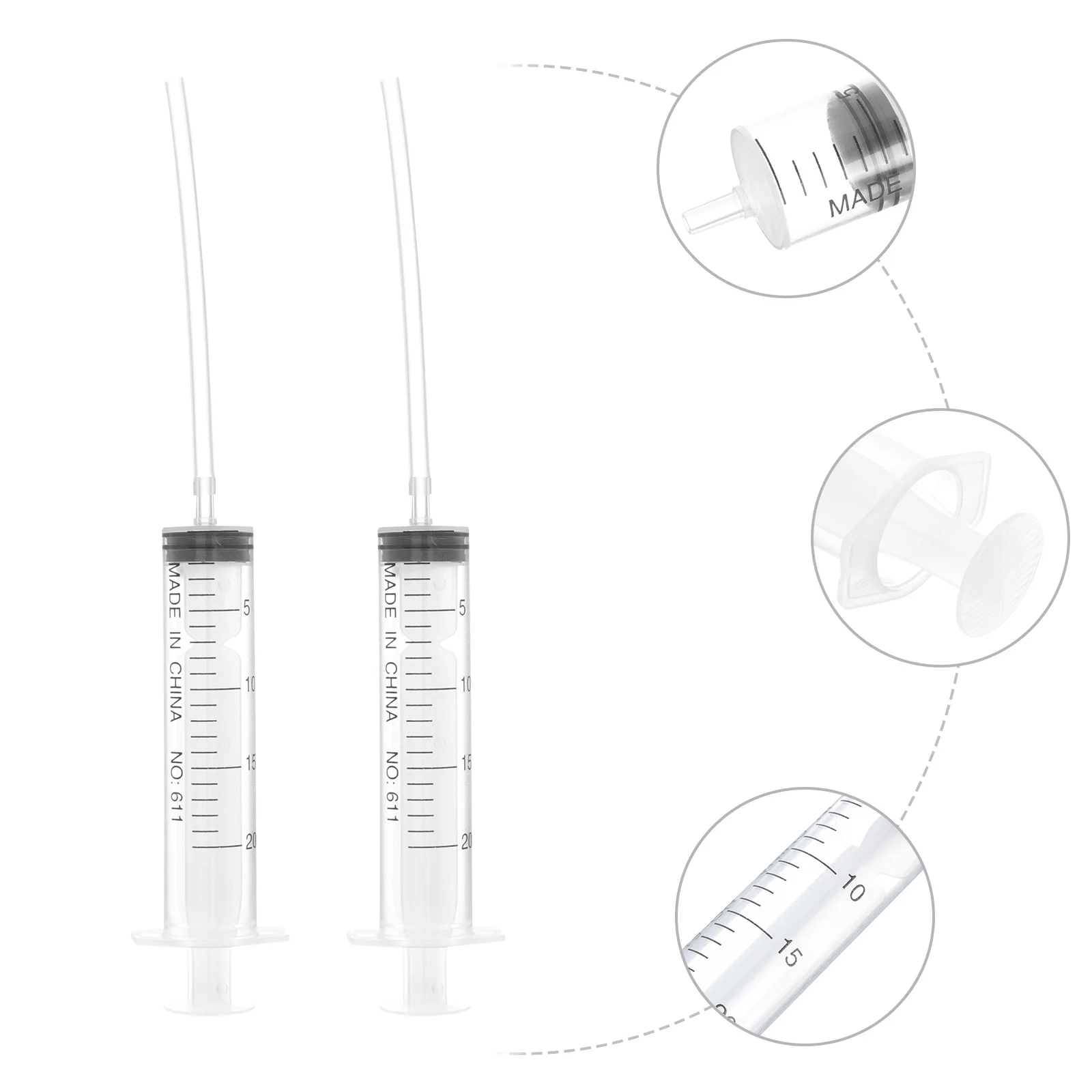 

4Pcs Pigeon Feeder Simple Design Convenient Pet Supplies for Home and Store Use Hand Feeding Pet Accessory