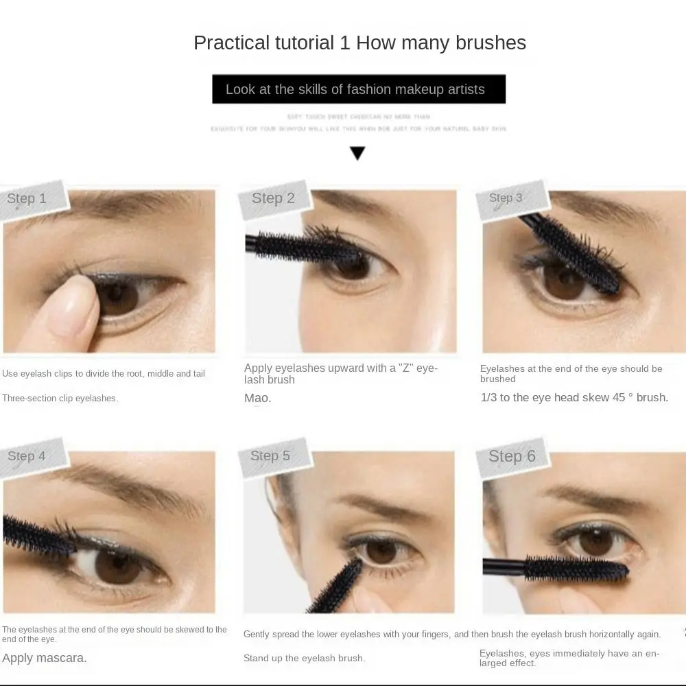 3d Slanke Wimper Mascara Waterdichte Dikke Zwarte Wimpers Extensie Zijdeachtige Lash Olievrije Wimpers Verlenging Mascara