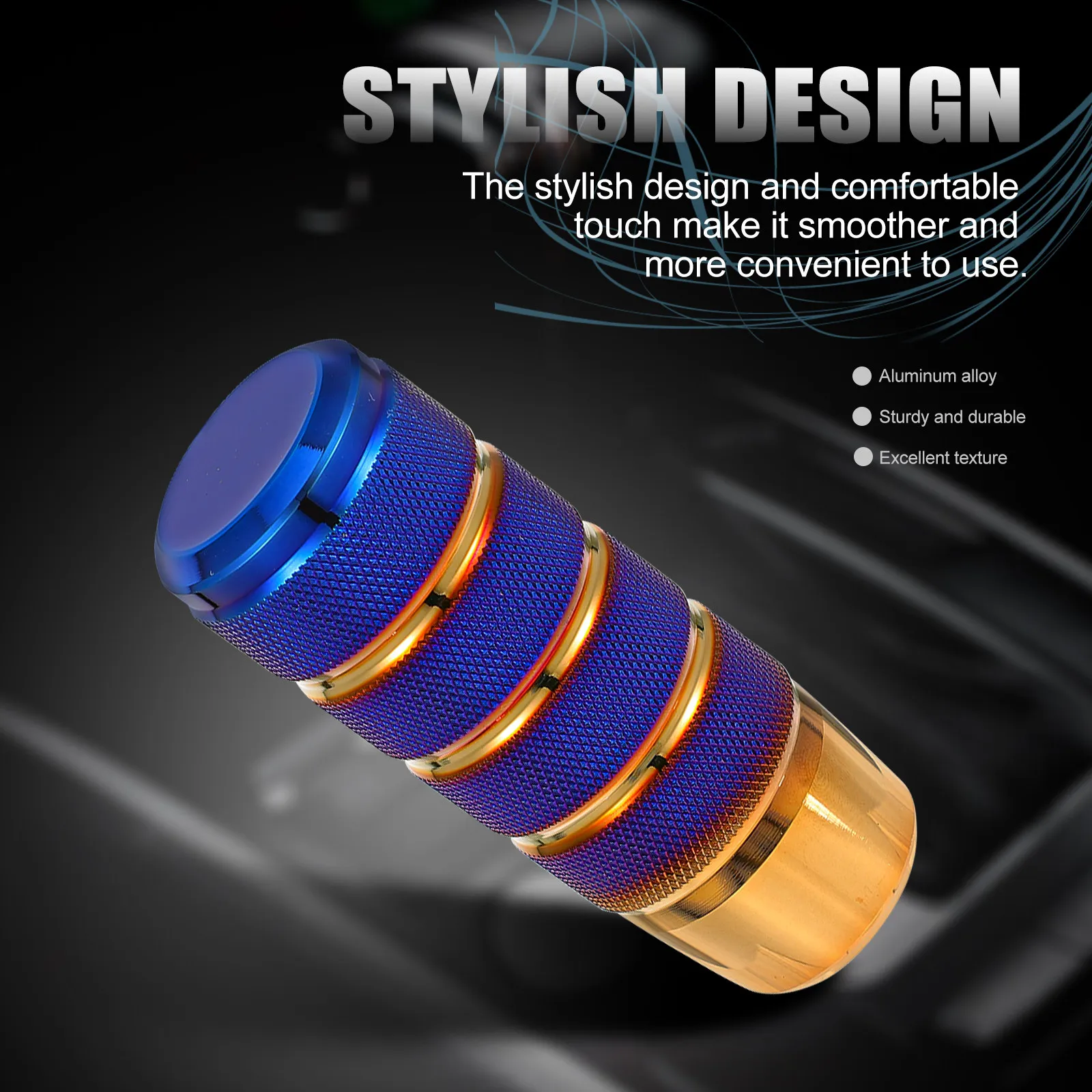 1Pcs Premium Aluminum Shifter Knob for Manual Transmission Smooth Comfortable Touch Sleek Car Interior Match Gear Lever