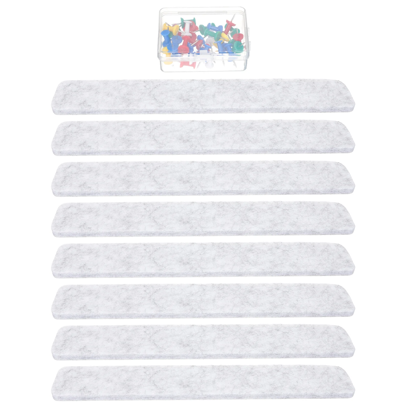 8 قطعة شرائط لوحة الإعلانات الجدارية لوحة مذكرة للمنزل مكتب المدرسة استخدام سهلة التركيب وتزيين اللزوجة المستقرة #5