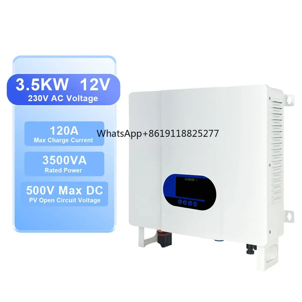 

3.5kw On Off Grid Hybrid Inverter Solar Energy Inverter with MPPT Charge Controller