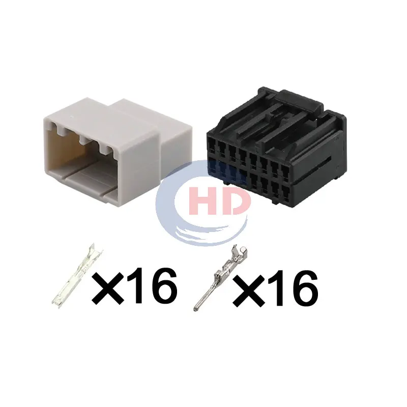 1-20 sets  16pin Active Sound Amplifier Control Unit Wiring Connector HD162Y-1-11 917981-2