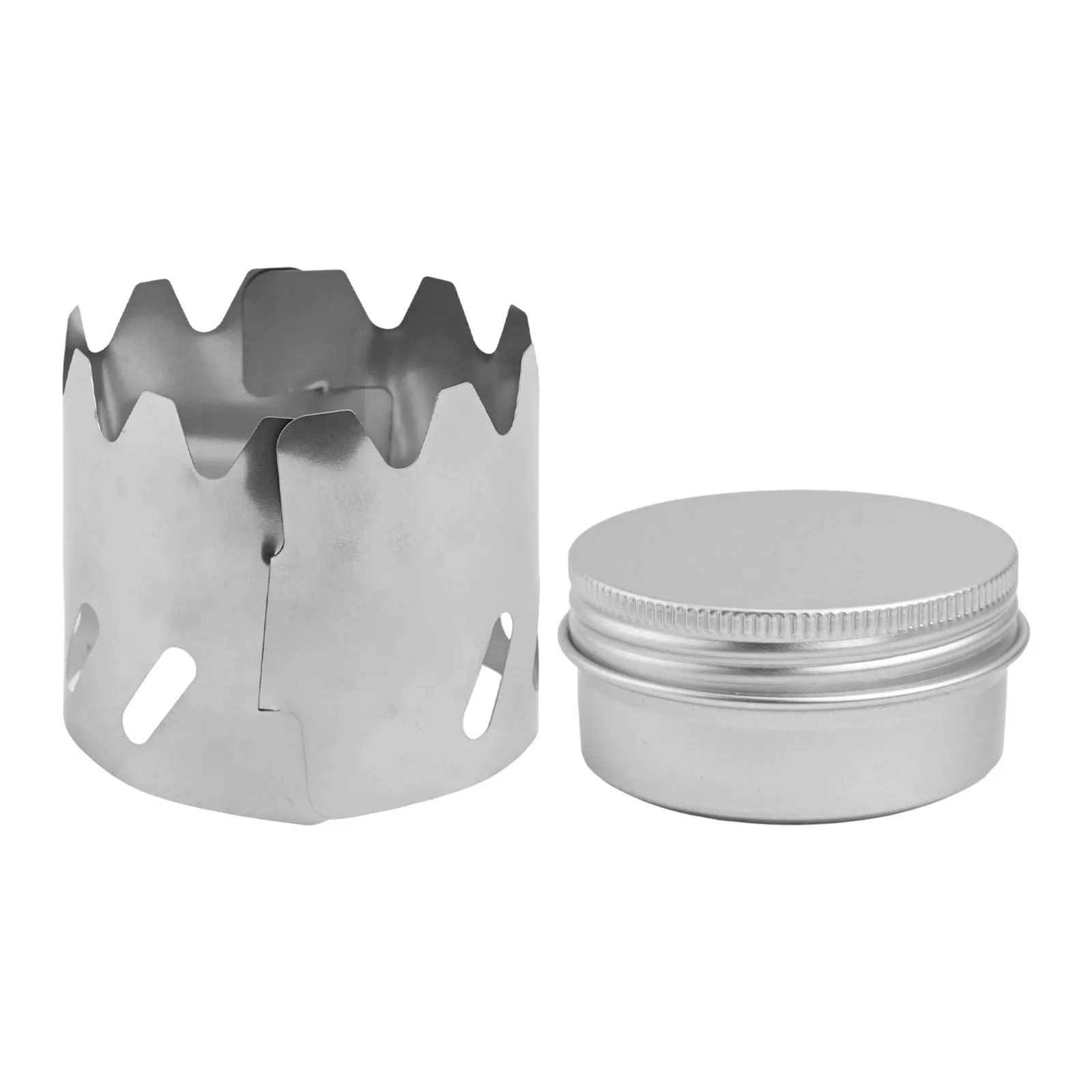 Outdoor Cooking Backpacking Stove Outdoor Camping Aluminum Alloy Material Compact Design Windshield Included For Hiking