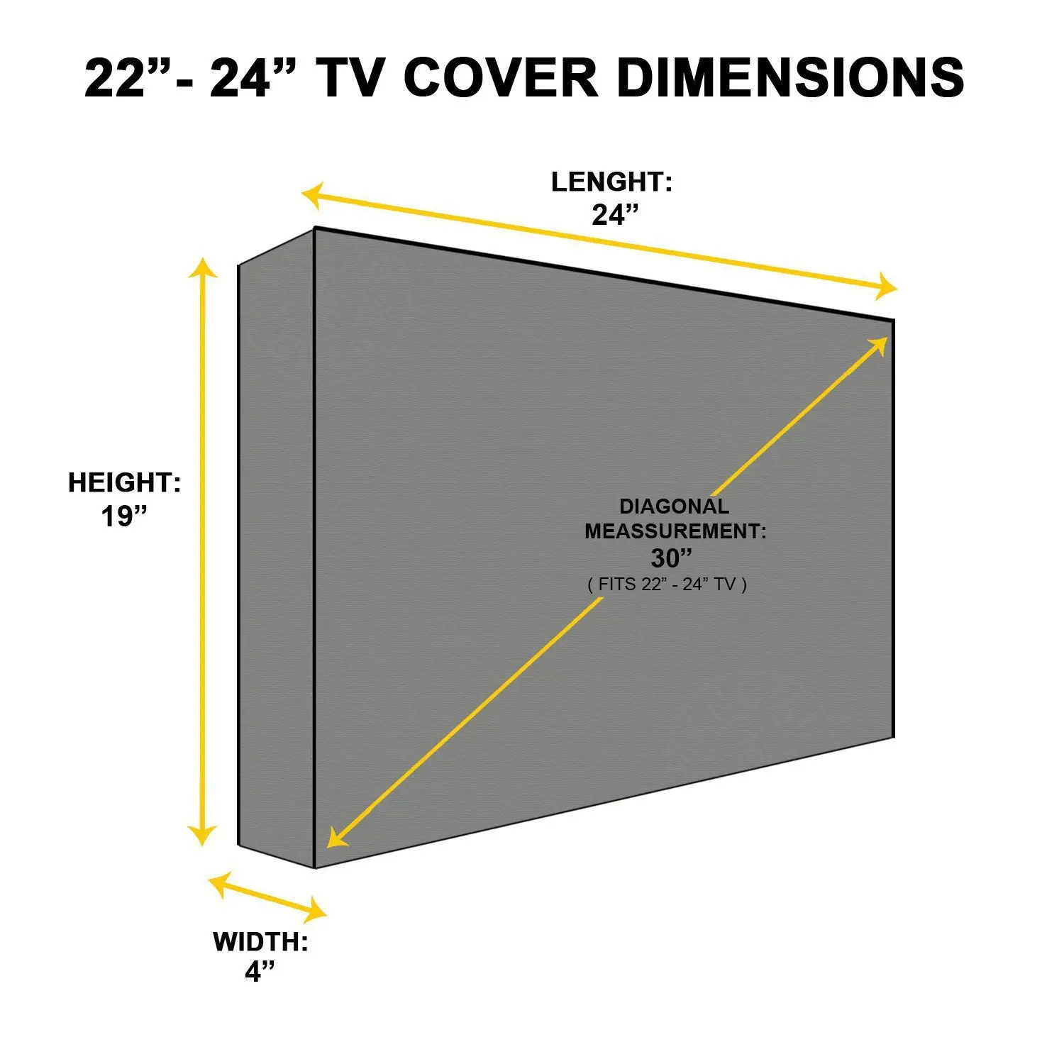 Outdoor-TV-Abdeckung, 32 Zoll, 36 Zoll, 43 Zoll, 50 Zoll, 55 Zoll, 60 Zoll, 65 Zoll, 75 Zoll, 85 Zoll TV-Bildschirm, wetterfeste Allzweck-Staubschutzhülle für LCD-Fernseher – Detail 1