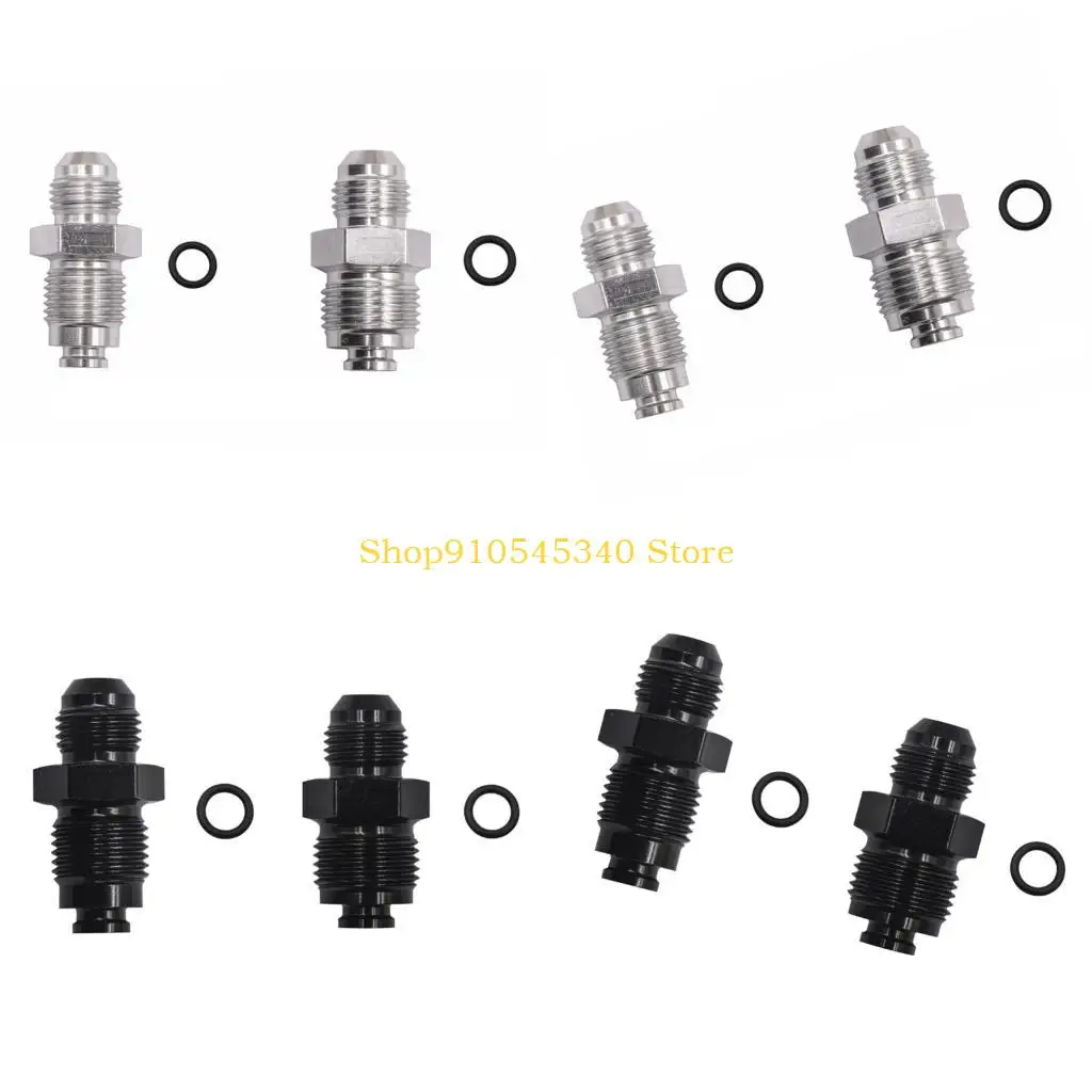 U2JA Heavy Duty and M18x1.5 Adapter Pair Crafted From Corrosion Resistant Aluminum Alloy for Motorcycle Car Air Conditioning
