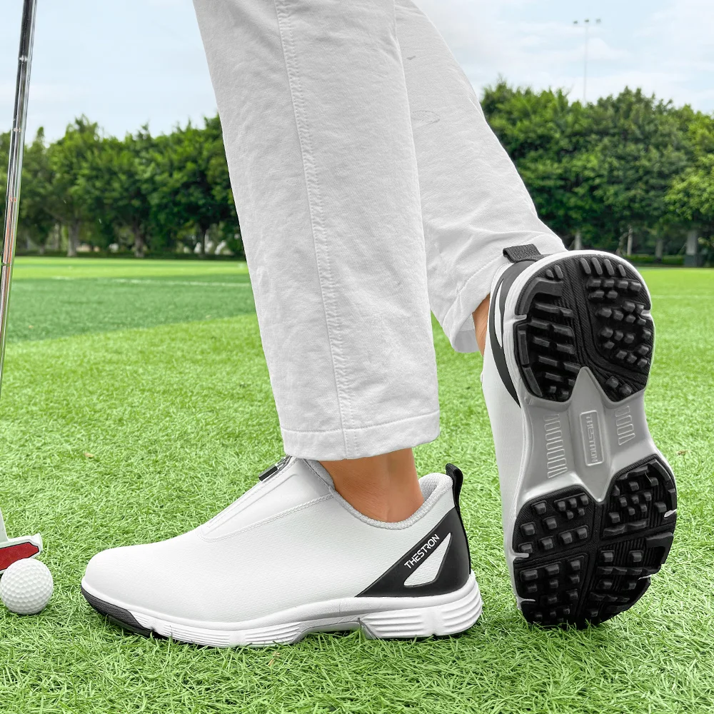 Chaussures de golf coordonnantes pour hommes, entraînement de fitness en plein air, chaussures de marche, mode, nouveau, 2024, TAN39-49