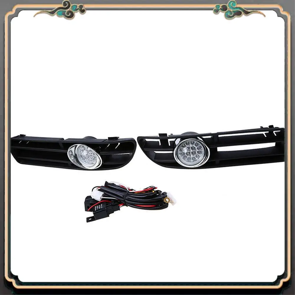 

Автомобильная светодиодная противотуманная фара, передняя решетка для VW Bora Jetta MK4 1999-2007 гг., 1 пара