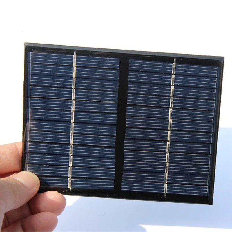 2PCS Solar Panel 3W 12V Polysilicon DIY Solar Cell For Camping High Quality Portable