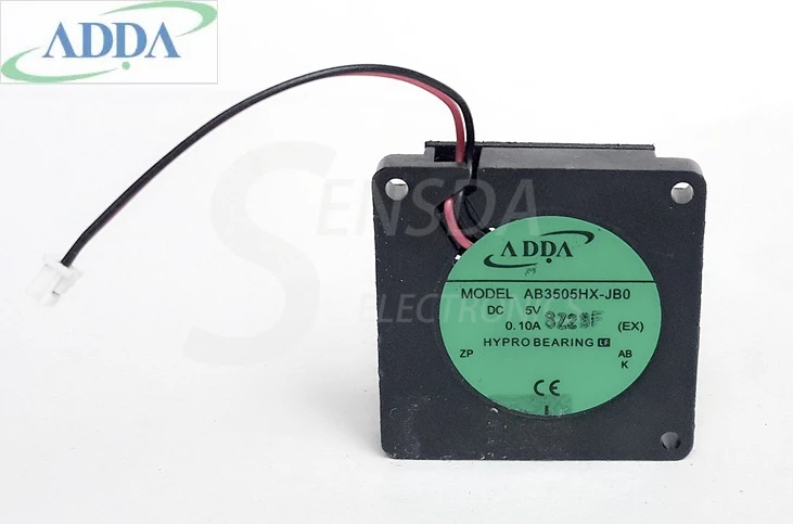 

Mini Micro FOR ADDA AB3505HX-JB0 35mm 5V 0.1A 2Wire cpu cooling fans