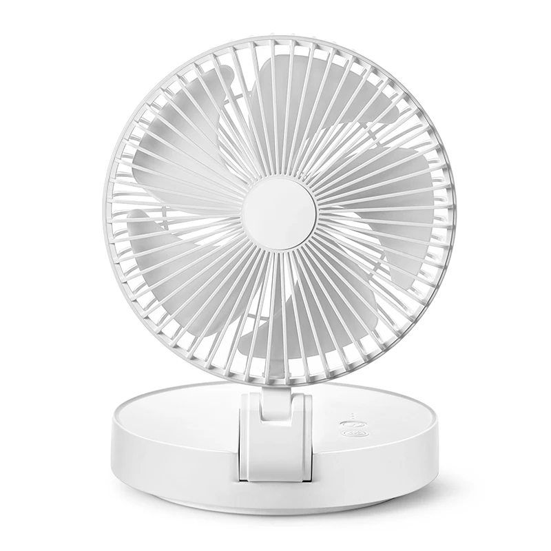 Miniventilador de escritorio recargable para el hogar y la Oficina, ventilador portátil LED, USB, silencioso, 2022