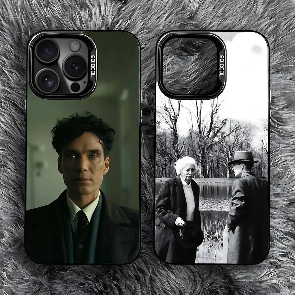 

Oppenheimer Film Phone Case For iPhone 16,15,14,13,12,11,Pro,Max,Plus,Mini,SE Anti Fall Black Matte Hard Bumper