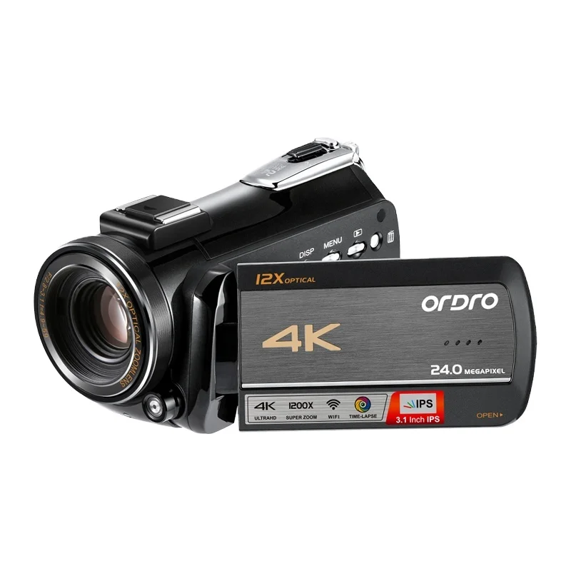 Professional 4K video camera optical zoom camcorder living stream camera AC5