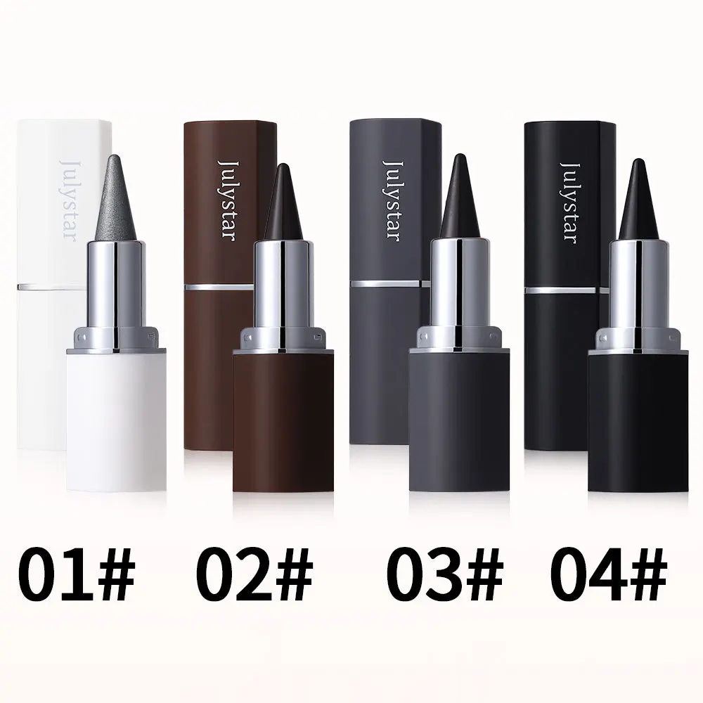 Eyeliner Gel mat imperméable à séchage rapide, longue durée, résistant aux taches, noir intense, solide, crayon pour femme, tenue toute la journée